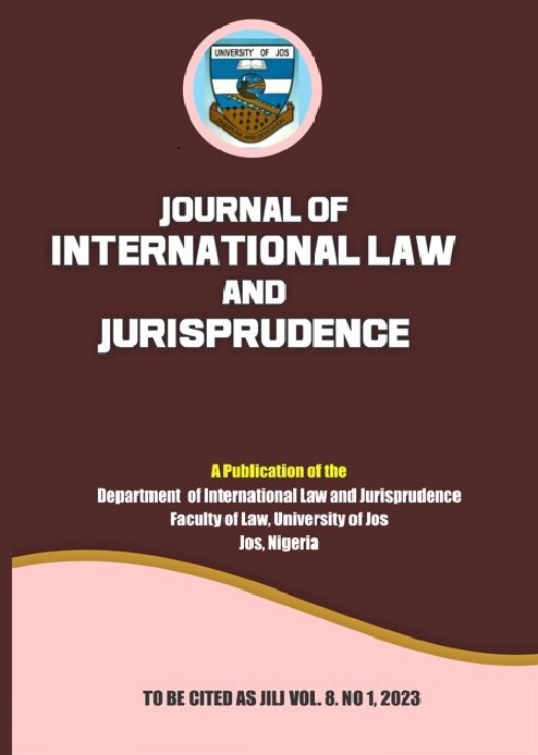 					View Vol. 8 No. 1 (2023): Journal of International Law and Jurisprudence
				