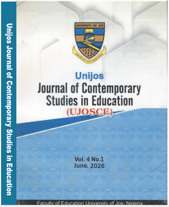 					View Vol. 4 No. 1 (2026): UJOSCE JUNE 2026
				