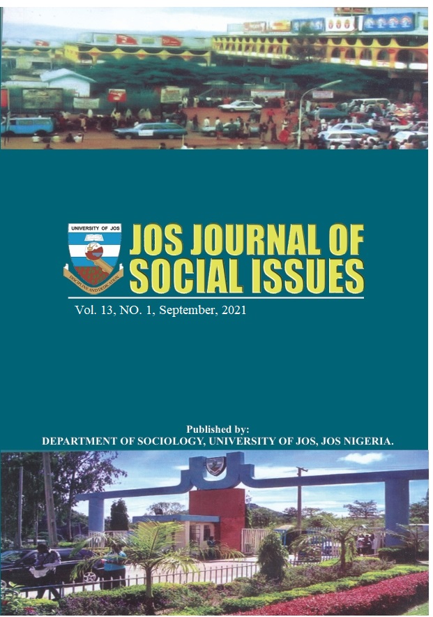 					View Vol. 13 No. 1 (2021): JOS JOURNAL OF SOCIAL ISSUES (JJSI)
				